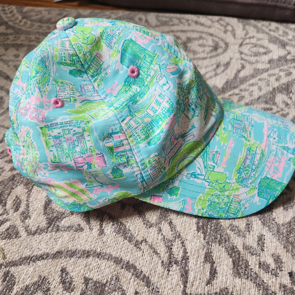 Lilly Pulitzer Baseball Cap PHILLY Pattern